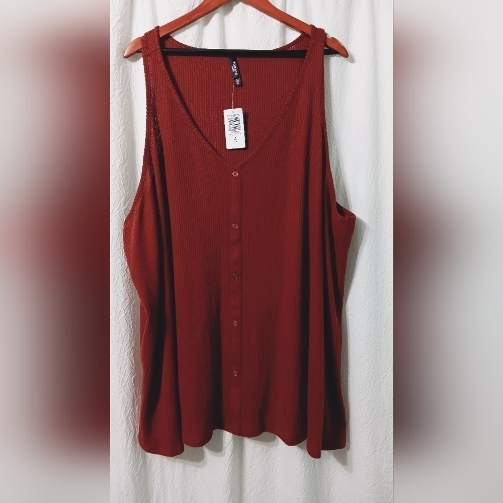 NWT Torrid Sleeveless Blouse size 6X